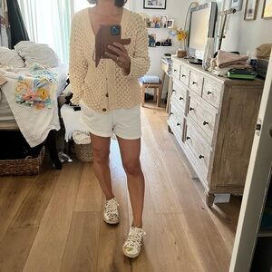 Farm Rio vacation flat rubber sole shoe, tropical comfy floral 7.5 sneakers